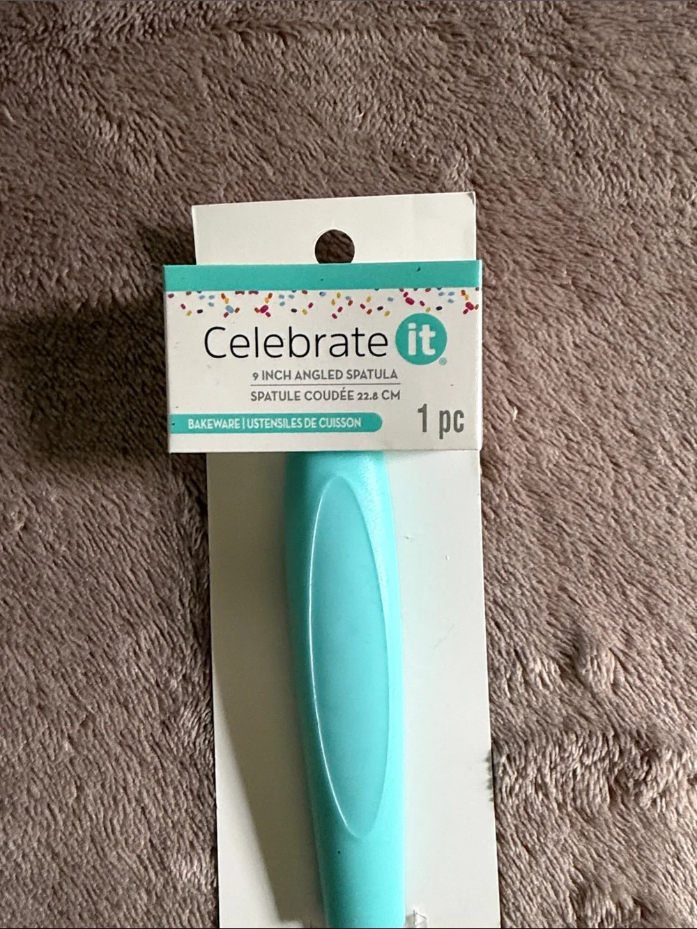 Celebrate It Aqua/Turquoise Frosting Spatula
